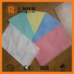 Blue Wave Printed Foam Bonding Viscose Rayon Nonwoven Wiping Cloth for Home /
