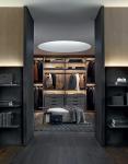 Bespoke Modern Wood Veneer Wardrobe Custom Walk-in Closet with Storage Cabinet