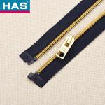 #5 Nylon Coil Separating Zipper Black Heavy Duty Nylon Zipper 2 Way