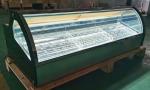 20 Pans Hard Ice Cream Freezer With Back Sliding Door
