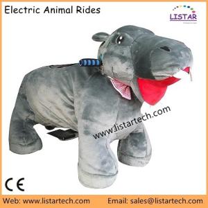 China Lovely Hippo Children Rides Animal for Amusement Park in Carnival Events Kids Riding Games factory