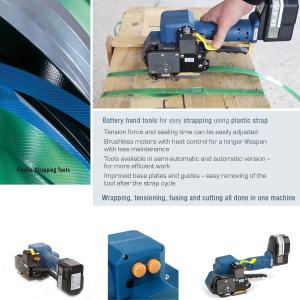 China Friction Welding Principle Battery Powered Plastic Strapping Tool 3 In 1 Combination Machine for Packaging factory