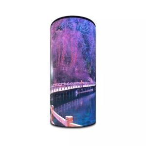 China Soft Shaped Cylinder Flexible LED Display Panels P2.5 Curved Indoor factory