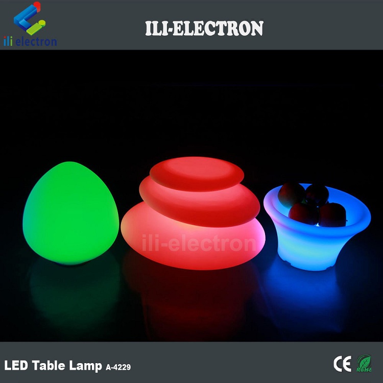 Creative Rechargeable Battery LED Color Changing party Lamp decor