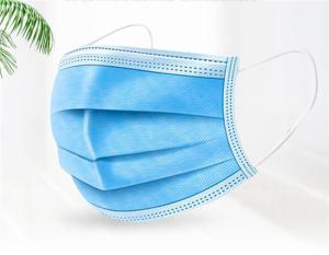 China Blue Non-woven Disposable Face Mask Earloop from TianLong factory