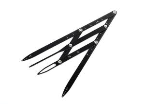 China Permanent Makeup Eyebrow Tattoo Ruler Lushcolor 4 Prong Stainless Steel Calipers factory