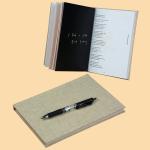 Self Publishing Poem Collect Hardcover Book Printing Custom B5 Linen CMYK