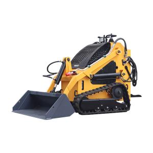 China 300kg Capacity Crawler Walk Behind Skid Steer Loader Mini In Stock factory