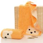 Hotel and Traveling Necessity Bamboo Fiber Towel with Adorable Cartoon Animal