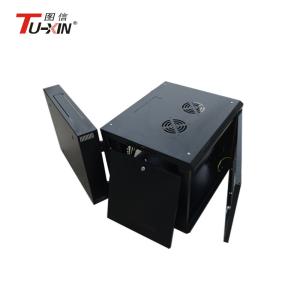 China 600 X 600mm Wall Mount Server Rack 19 Inch 9U Loading 800 Kg With Two Ventilation Holes factory