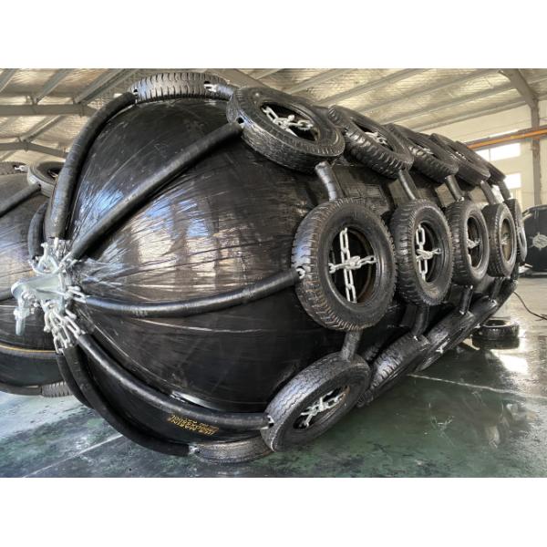 Marine Rubber Pneumatic Fenders For Ships BV Certificated Tyre Net