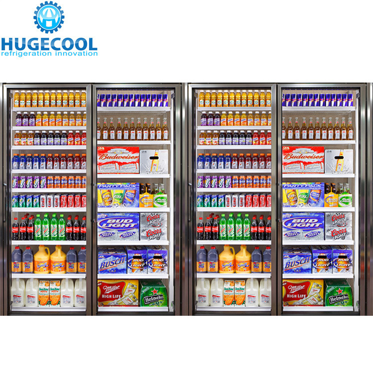Commercial Glass Door Walk in Cooler Refrigerator Freezer