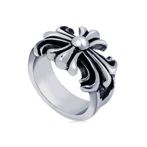 Cross pattern fashion rings for men and women right Zhi-long mark Nanjie