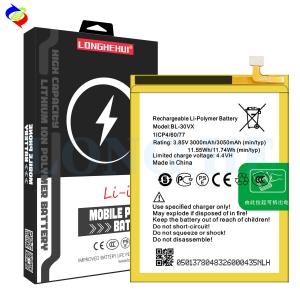 China 3000mAh BL-30VX X5514 Smart2 Pro Mobile Phone Battery for Infinix Rechargeable Batteries factory