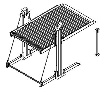 2700kg 2-Post Parking Lift with Motor and Chain Drive System, Suitable for Low -