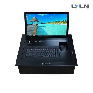 China Automatic Flip Up Monitor With RF Wireless Remote Controller And Anti - Pinch System factory