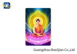 Buddha Religion Premium 3D Lenticular Card PET / PP Motion Effect Printing