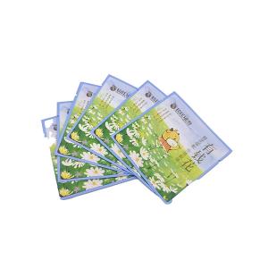 China 80*100mm 3 Side Sealed Bag Four Layer Glossy Printing Biodegradable Tea Bags factory