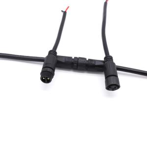 China Outdoor Three Core Cable Connector , M16 PA66 Nylon Wire Connector factory