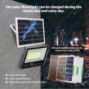 China SMD LED Solar Flood Light With Sensor 30W 60W 100W 200W Flood Lamp factory