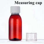 100ml 120ml 150ml 200ml Amber Round Pharmaceutical Pet oral liquid Cough Syrup
