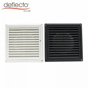 China HVAC 6 Inch Plastic Air Vents UV Anti Venting Outdoor Hood 150MM Black Color on sale