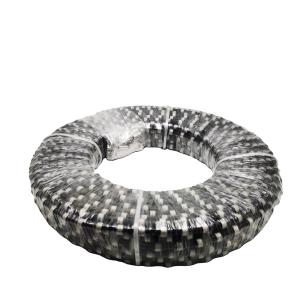 China 11.5mm Rubber Spring Diamond Wire Saw for Quarrying Mining Marble Cutting Diamond Beads Rope factory