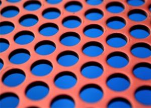China Powder Coated Perforated Metal Sheet Grills With Square Hole 1.5mm Thickness factory