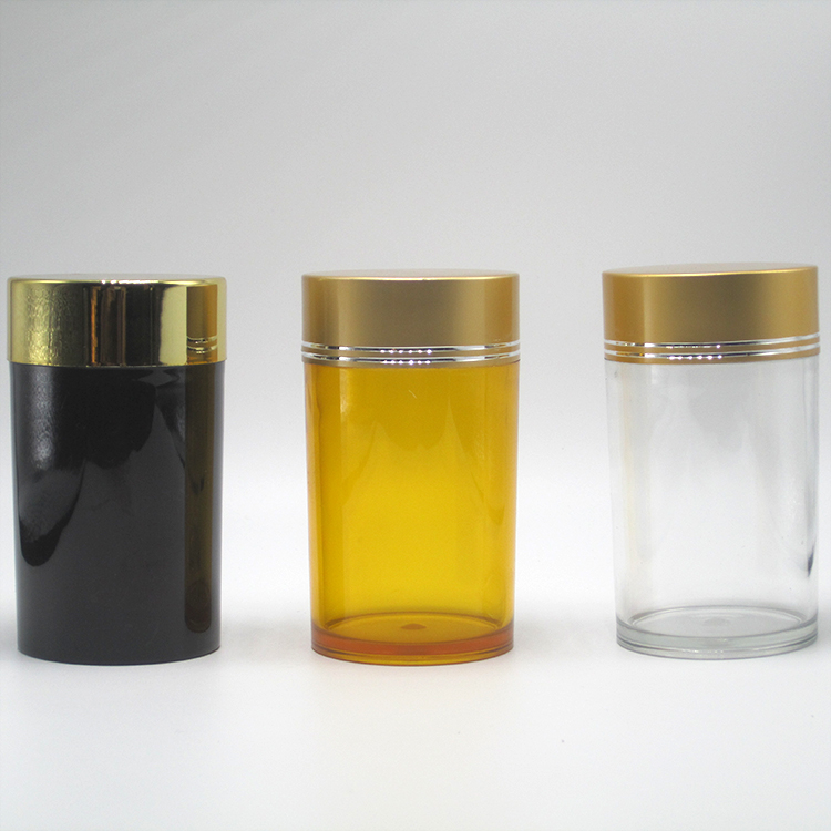 Empty Round 100ml PET Plastic Medicine Pill Bottle for Pharmaceutical Grade Packaging
