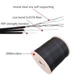 Weiruo Core GJYXCH GJYXFCH GJXH G657A1 FTTH Fiber Optic Drop Cable
