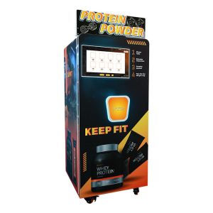 Energy Efficient Protein Powder Vending Machine with Automatic Cup Dispensing