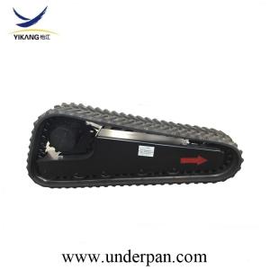Custom underwater robot crawler rubber track undercarriage system from China