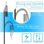 IPhone 5 Charger Headphone Jack Adapter / Audio Fast Charging Usb Cable Adapter