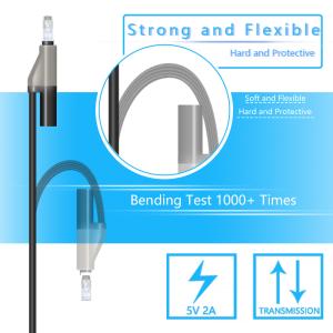 China Audio 2 In 1 Usb Cable Adapter Iphone X iPhone 6 Charger Mobile Charging factory