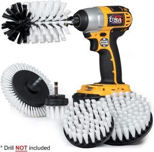 China Drill Cleaning Brush Power Scrubber Drill Brush Automotive Edge Brush Kit factory