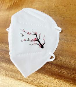 China Skin Friendly BFE 99% Hypoallergenic Face Mask With Colored Graphic Design factory