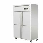 Four Doors Stainless Steel Double Temperature Large Capacity Refrigerator