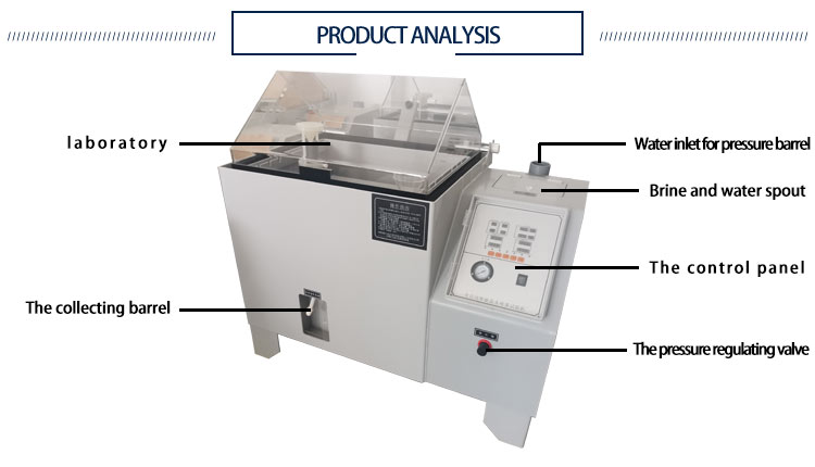 ASTM B117 Apparatus Fog Salt Mist Spray Chamber Salt Spray Corrosion Test Apparatus