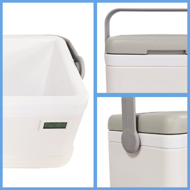 5Ltr Portable Medical Cooler Box White Cold Storage Box For Medicine