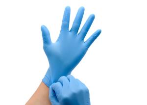 China Multi Size Disposable Nitrile Gloves Non Sterile Polyvinylchloride Material factory