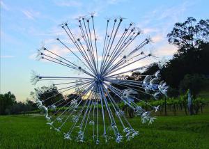 China Incredibly Steel Wire Dandelion Sculpture, Steel Dandelion Sculpture factory