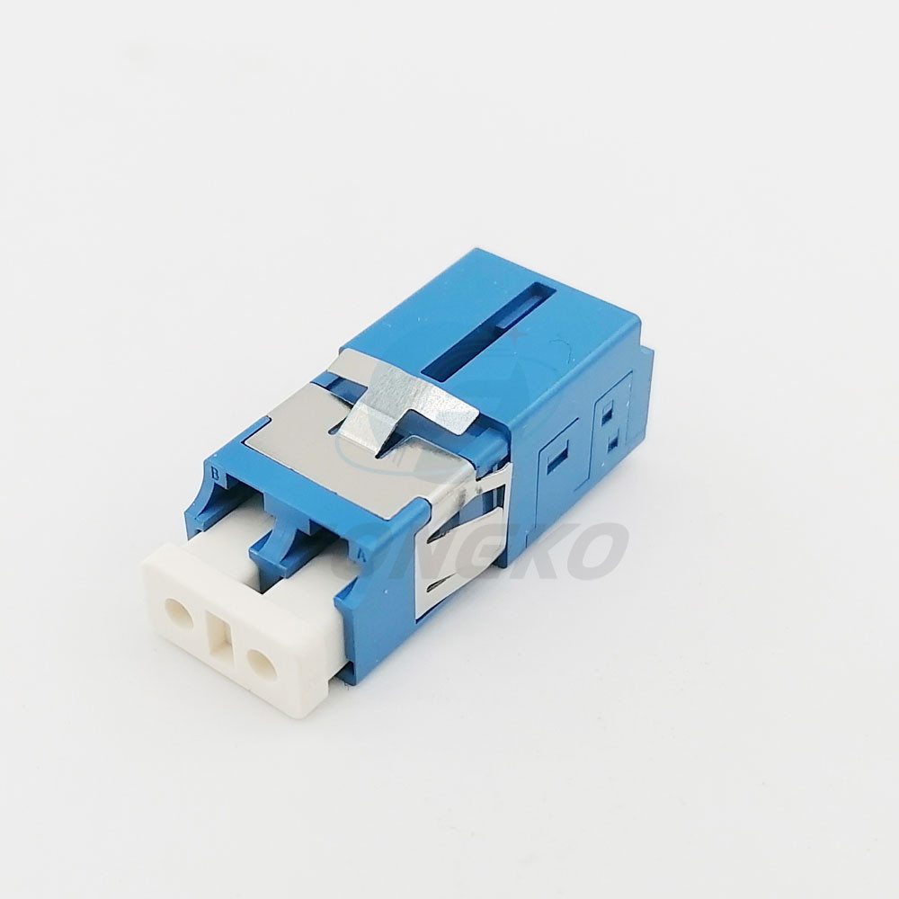 Single Mode LC Duplex Adaptor With Shutter UPC Fiber Optical