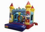 0.55mm PVC Tarpaulin Inflatable Smurf Jumping Castle House / Small Baby Bounce