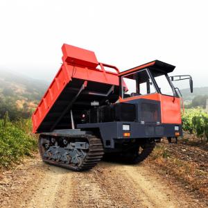 China Highly Durable Crawler Dumper Truck 10Tons Yuchai turbocharger for Building and Construction factory