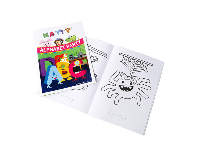 Children's Study Paperback Book Printing Coated Art Binding With Custom Logo