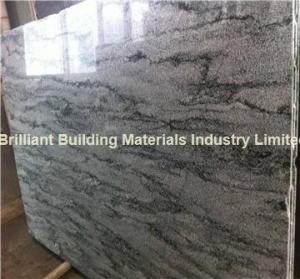 China China Landscape Green Granite Big Slab, Natural Green Granite Slab factory