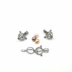 Silver Mixed Design Necklace Bracelet Jewelry Made Pearl Cage Oil Diffuser