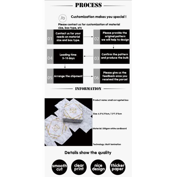 Hot Sale Small Recyclable Box Packaging Eco - Friendly Mailer Box Degradable Paper Custom Package Folding Gift Boxes