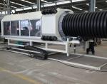 Single Screw Plastic Pipe Extrusion Line Corrugated Drainage Pipe Making Machine
