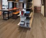 Non-Slip Brown Durable Wooden Porcelain Strips 250x1500mm Floor Tile For